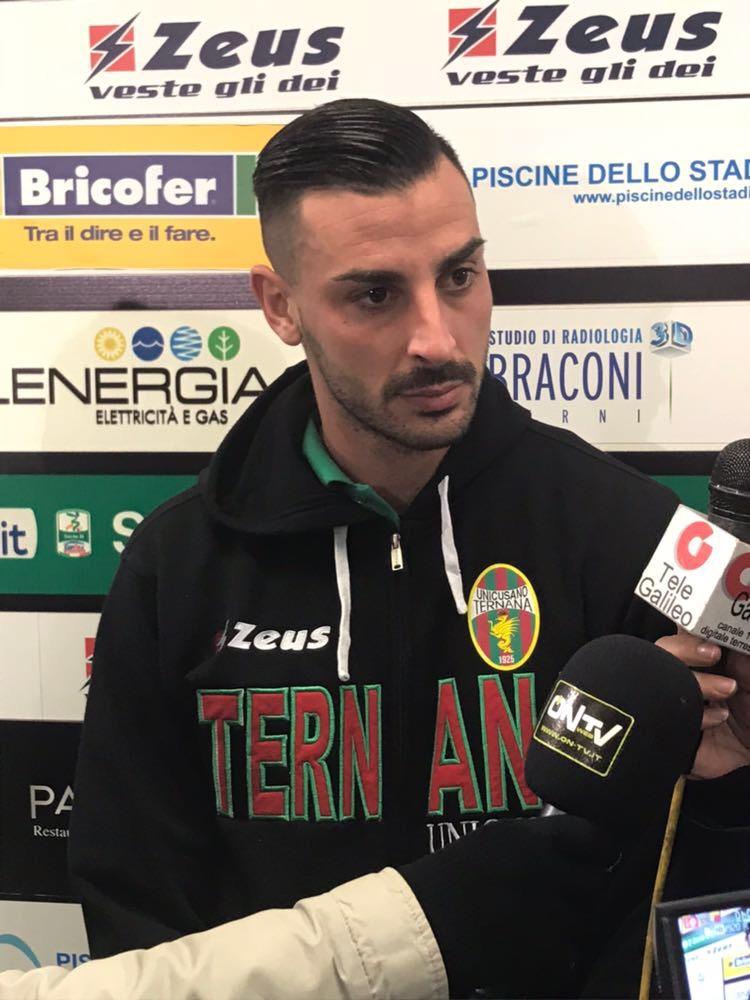 Ternana-Pro Vercelli, Montalto: “Gioia indescrivibile. Vittoria di squadra”