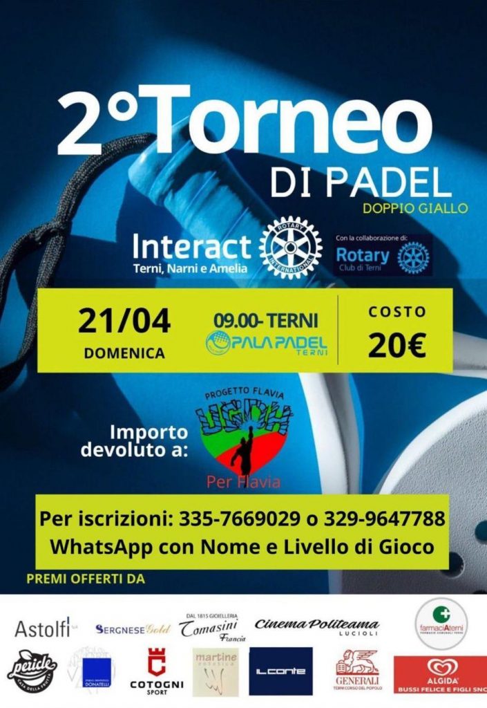 Domenica un padel per Flavia: divertimento e beneficenza