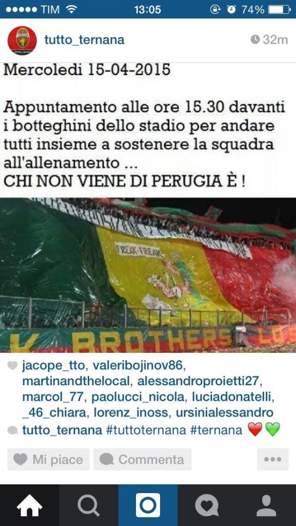 Sale l’ansia da derby e i tifosi: “Chi non viene é di Perugia!”