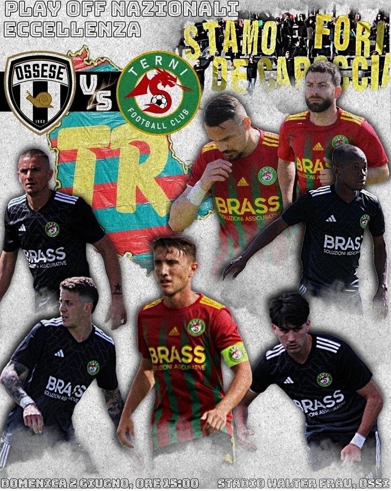 RIVIVI – OSSESE-TERNI FC 1-1, i rossoverdi vanno in finale