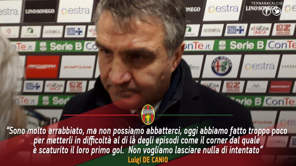 De Canio: “Sono molto arrabbiato, ma non possiamo abbatterci, oggi abbiamo fatto troppo poco per metterli in difficoltà”