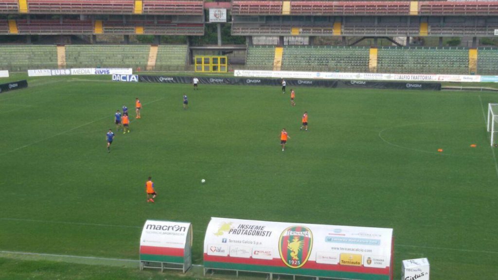 Allenamento – Provato Gavazzi trequartista. Lavori in corso per ritrovare i gol