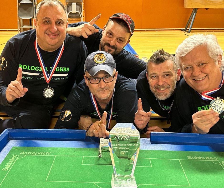 Subbuteo, Mattiangeli campione a squadre nel Grand Prix di Parigi