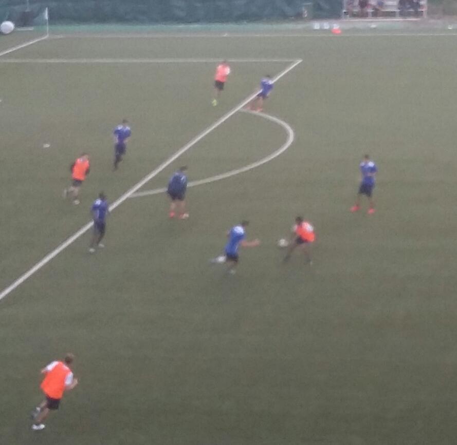 Allenamento – Amichevole con le giovanili. Ancora 4231 in campo