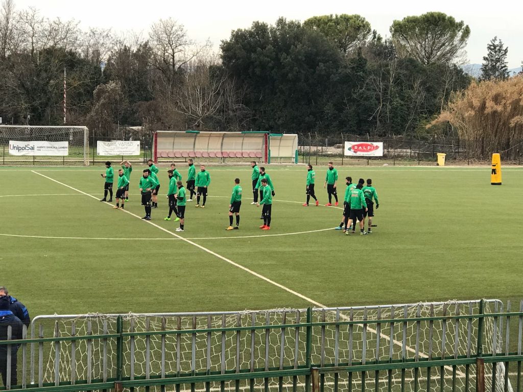 Ternana – Allenamento pomeridiano pre-rifinitura