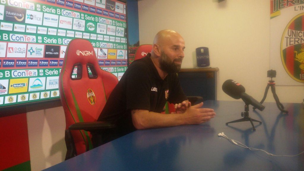 Ternana-Palermo, Stellone: “Ottima gara per 75 minuti, calo fisico nel finale “