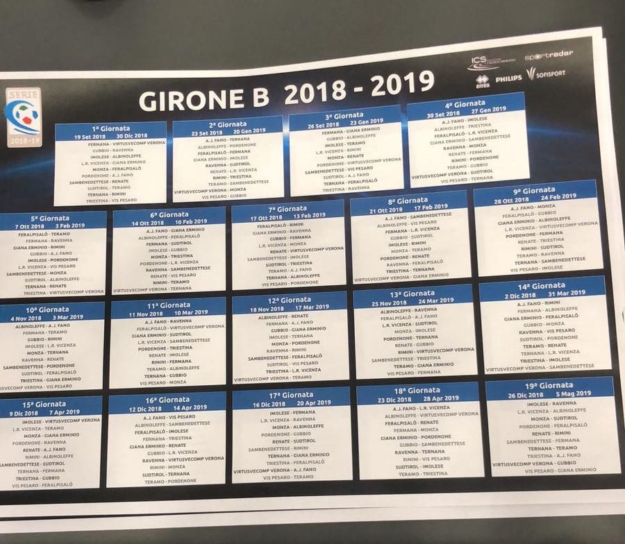 Tutto il calendario della Ternana