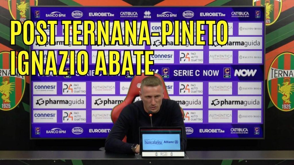 Ternana, Abate: “Cresciamo in consapevolezza ma abbiamo ampi margini di miglioramento” – VIDEO