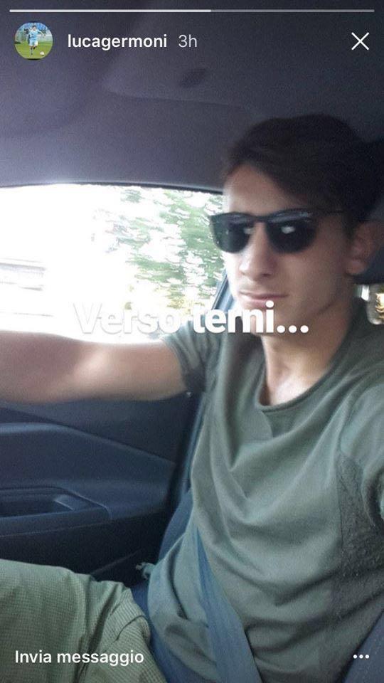 Luca Germoni in viaggio verso Terni