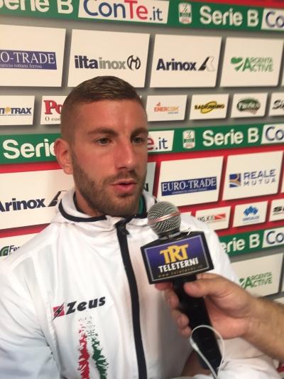 Ternana, Carretta: “Penso già alla prossima”