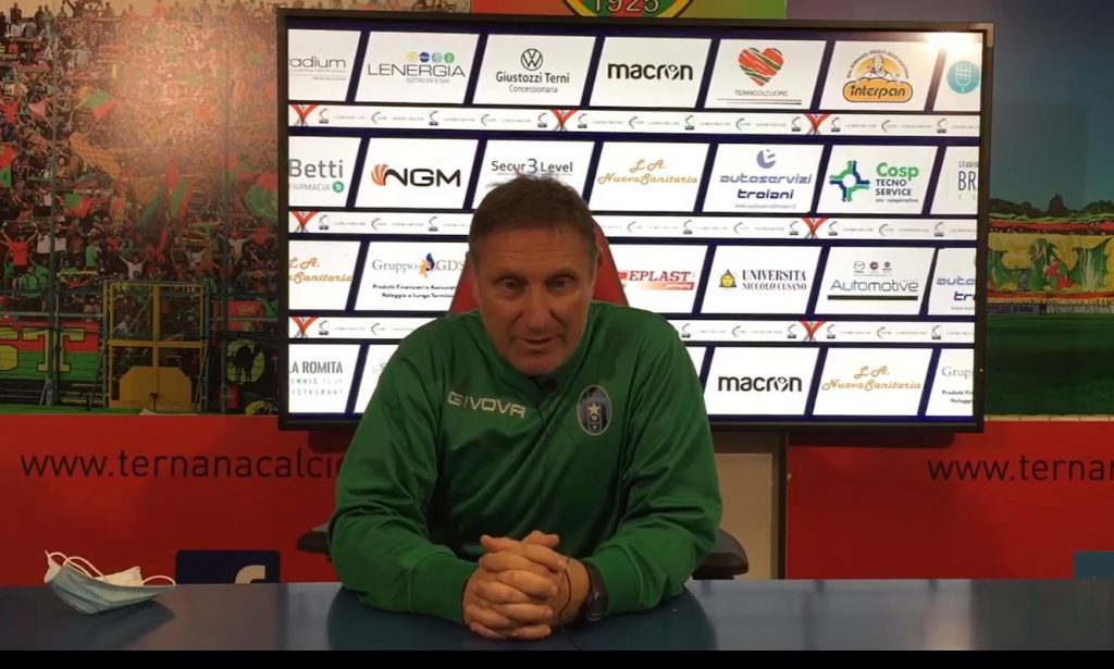 Ternana-Bisceglie 3-0, Ricchetti: “Il gol a freddo ci ha rovinato i piani” – VIDEO