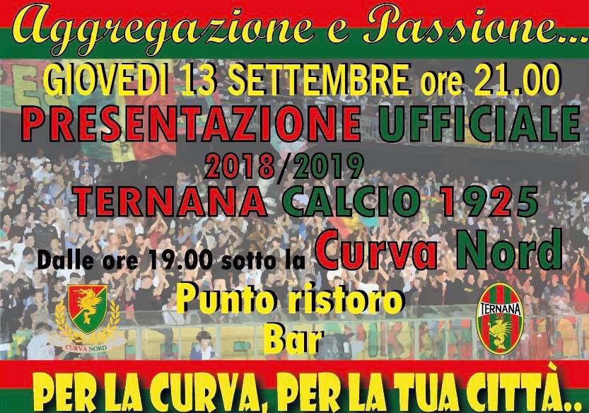 Ternana – La Curva Nord prepara la festa