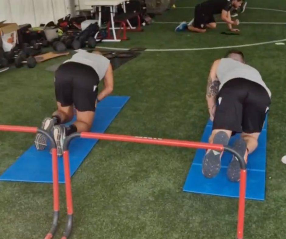 La Ternana suda in palestra nel ritiro di Cascia – VIDEO