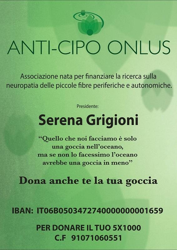 Nasce l’associazione “Anti-Cipo onlus”