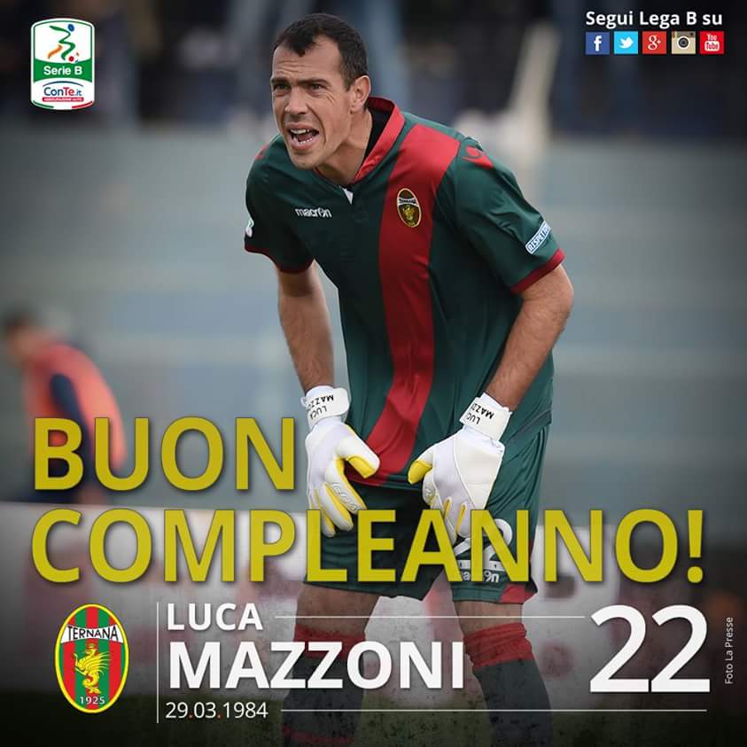 Lega di B – Auguri a Luca Mazzoni