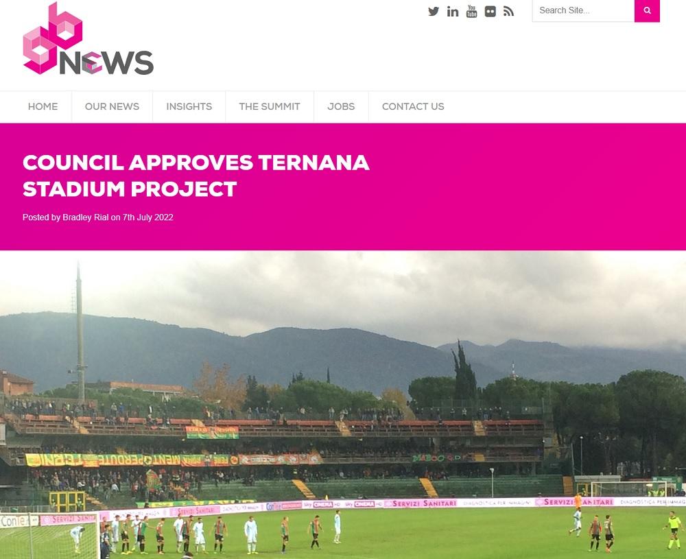 Il progetto stadio-clinica sbarca sul The Stadium Business