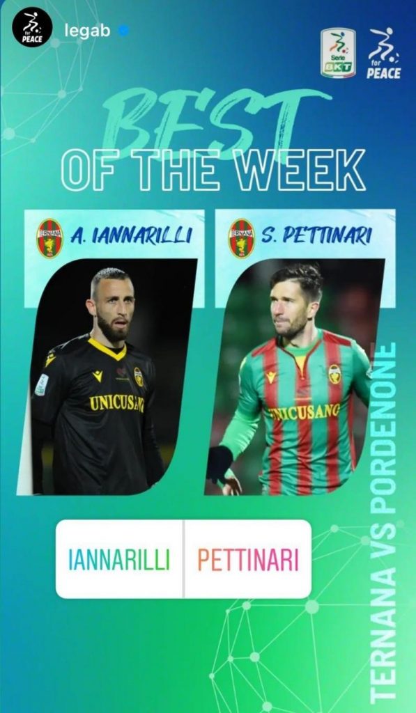 Lega di B, sondaggio Best of the Week: Iannarilli o Pettinari?