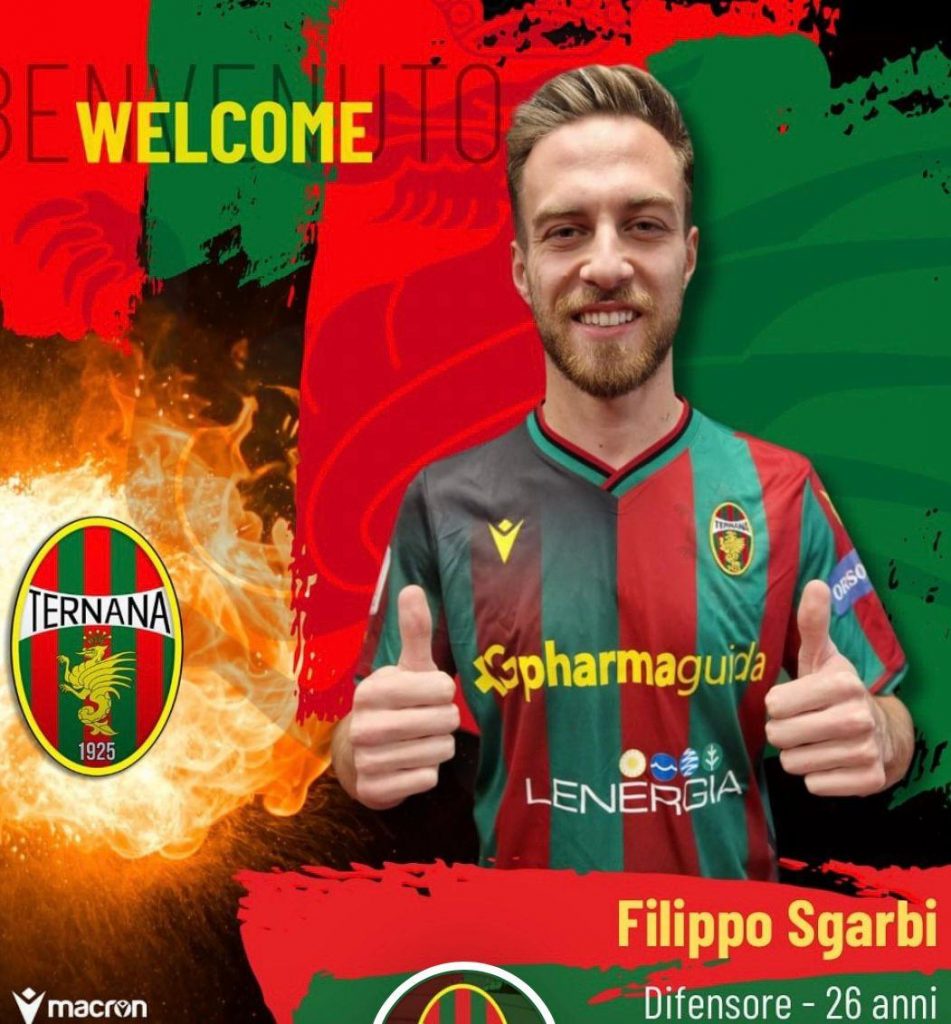 UFFICIALE – Filippo Sgarbi è un nuovo giocatore della Ternana