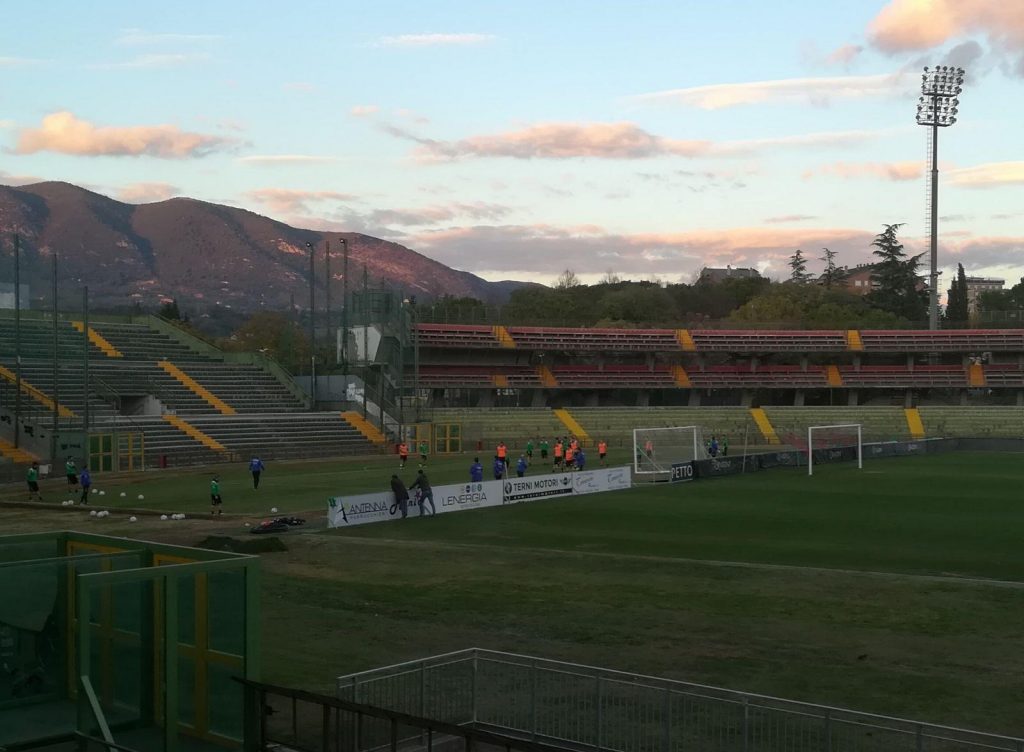 Ternana – Esordio per il nuovo campo di allenamento