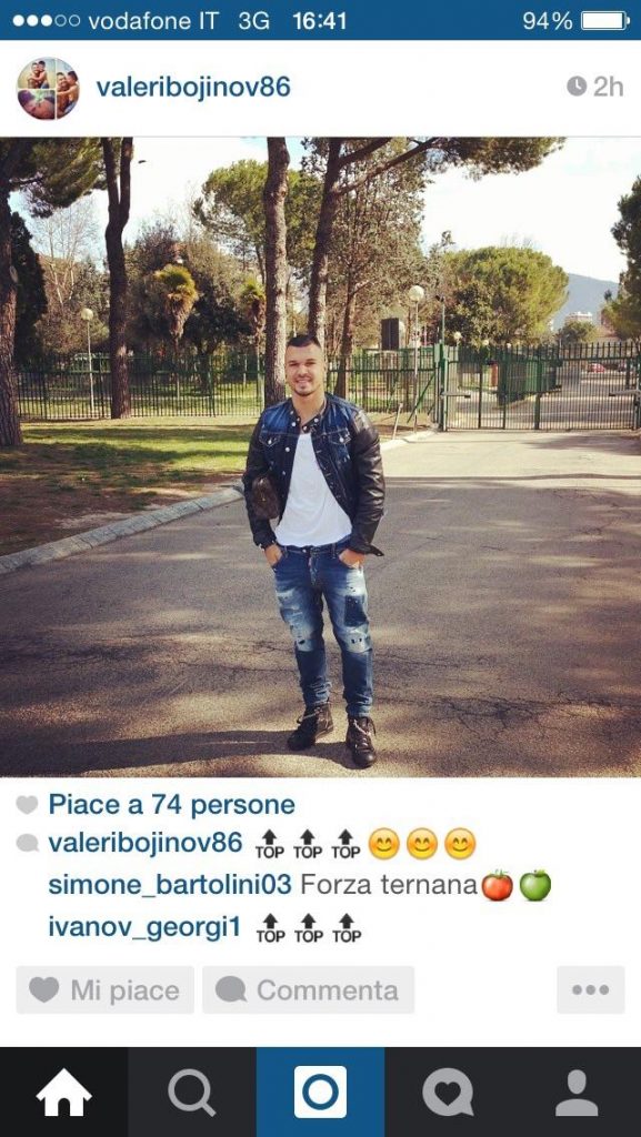 FOTO – Bojinov carico a mille: si allena… con stile