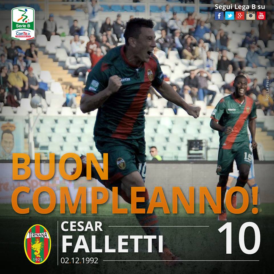 La Lega di B augura buon compleanno a Falletti