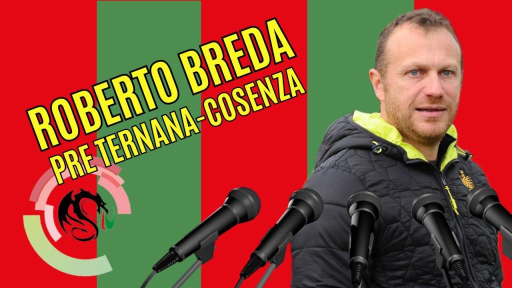 RIVIVI – Ternana-Cosenza, Breda: “Ora conta solo vincere” – VIDEO