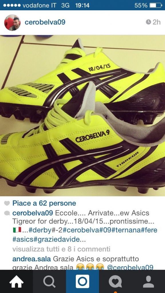 FOTO – Ceravolo, scarpe nuove in vista del derby