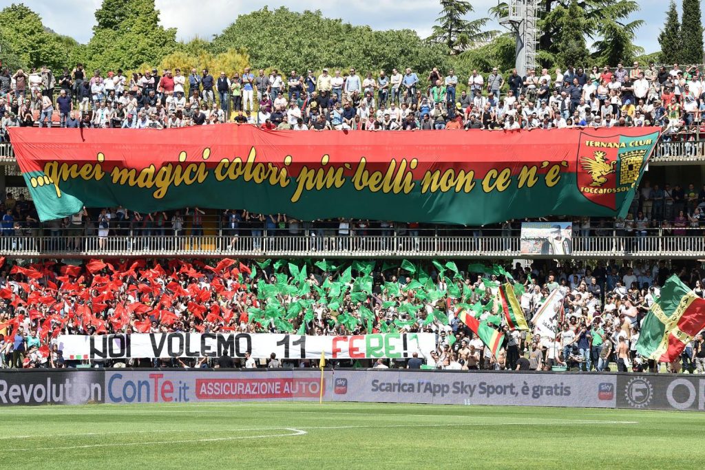 Gubbio-Ternana: blackout al Barbetti, si scatenano i tifosi delle Fere – VIDEO