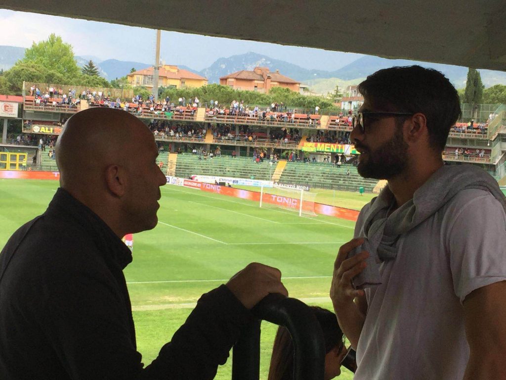 Di Biagio in tribuna al Liberati