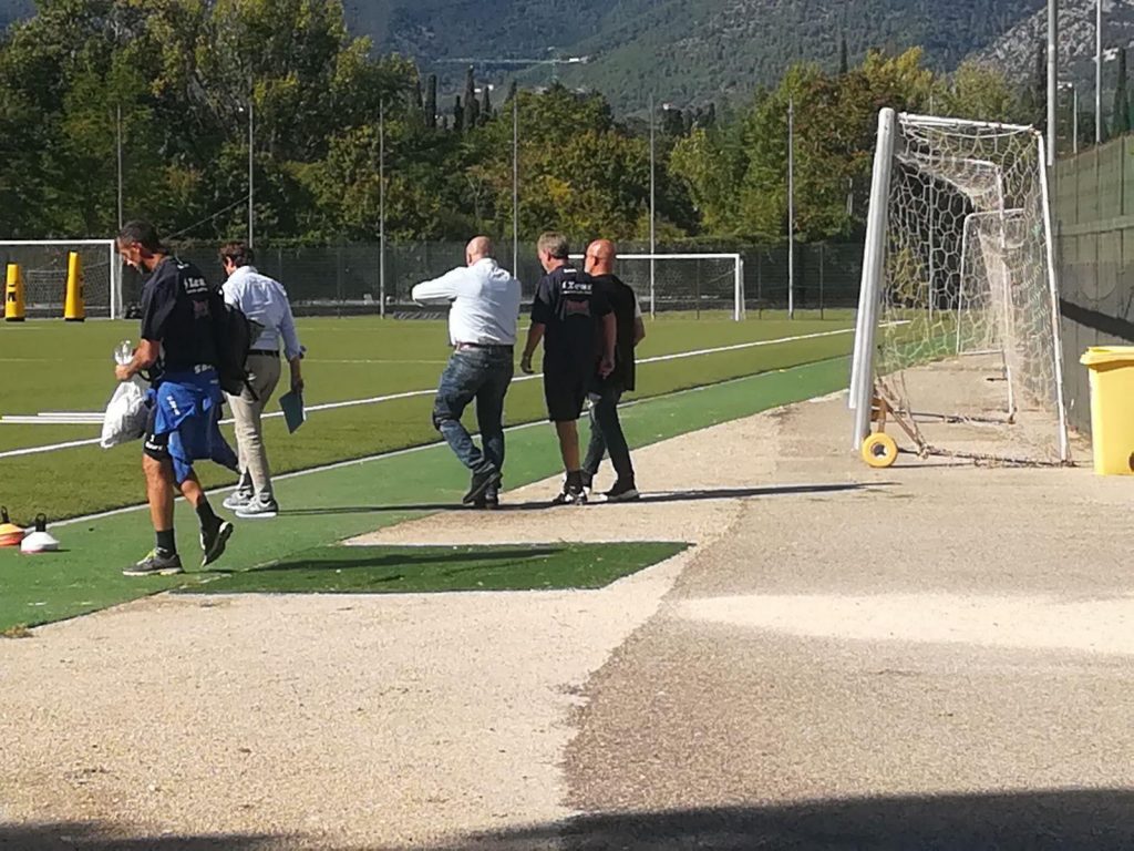 Ternana – Il patron Bandecchi torna a trovare la squadra VIDEO