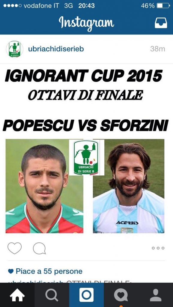 Popescu vs Sforzini, una sfida ignorante che non può non vincere…