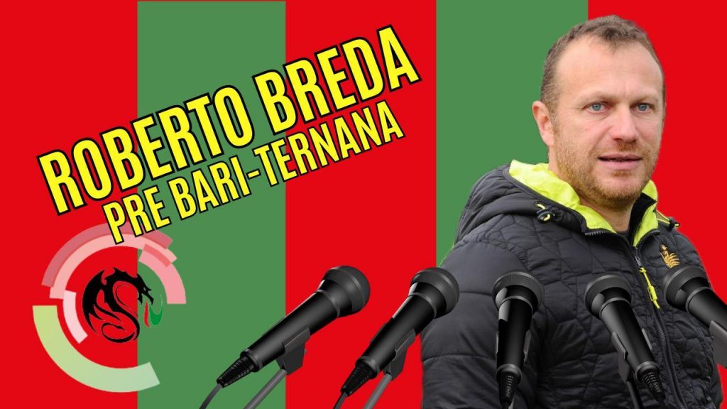 RIVIVI – BARI-TERNANA playout, la conferenza stampa di Roberto Breda – VIDEO