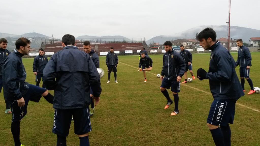 Verso il Frosinone, rifinitura per la Ternana