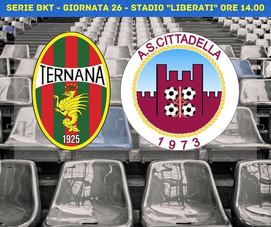 Ternana-Cittadella 1-2, doppietta Crociata le Fere vanno k.o.