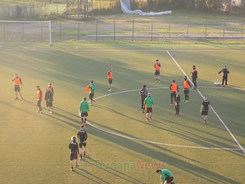 La Ternana in campo adesso per la rifinitura