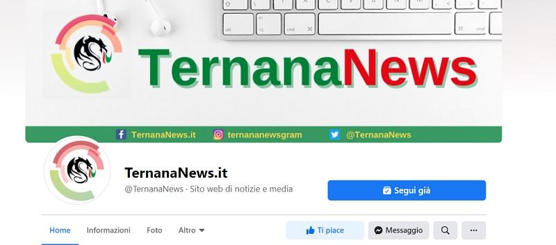 TernanaNews è sui social: Facebook, Twitter, YouTube diventa fan!