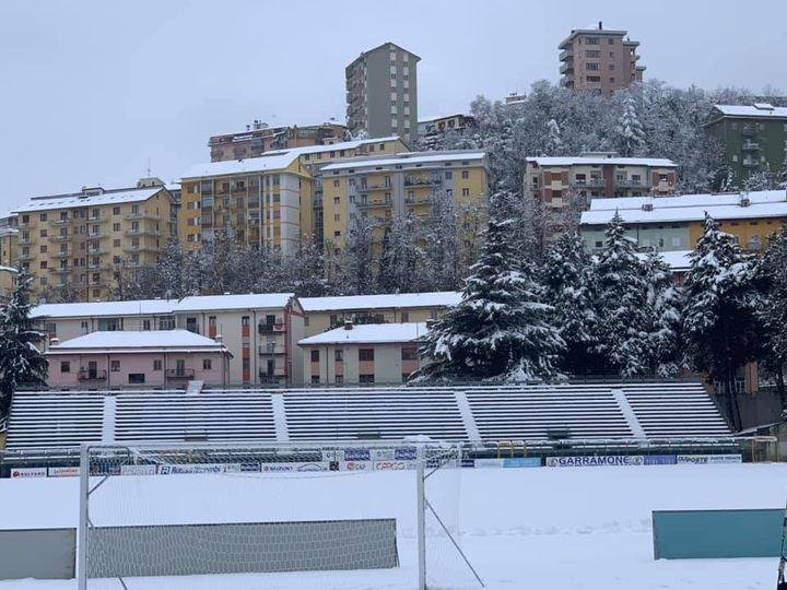 Potenza, accorato appello: “C’è la neve, aiutateci a giocare col Bisceglie”