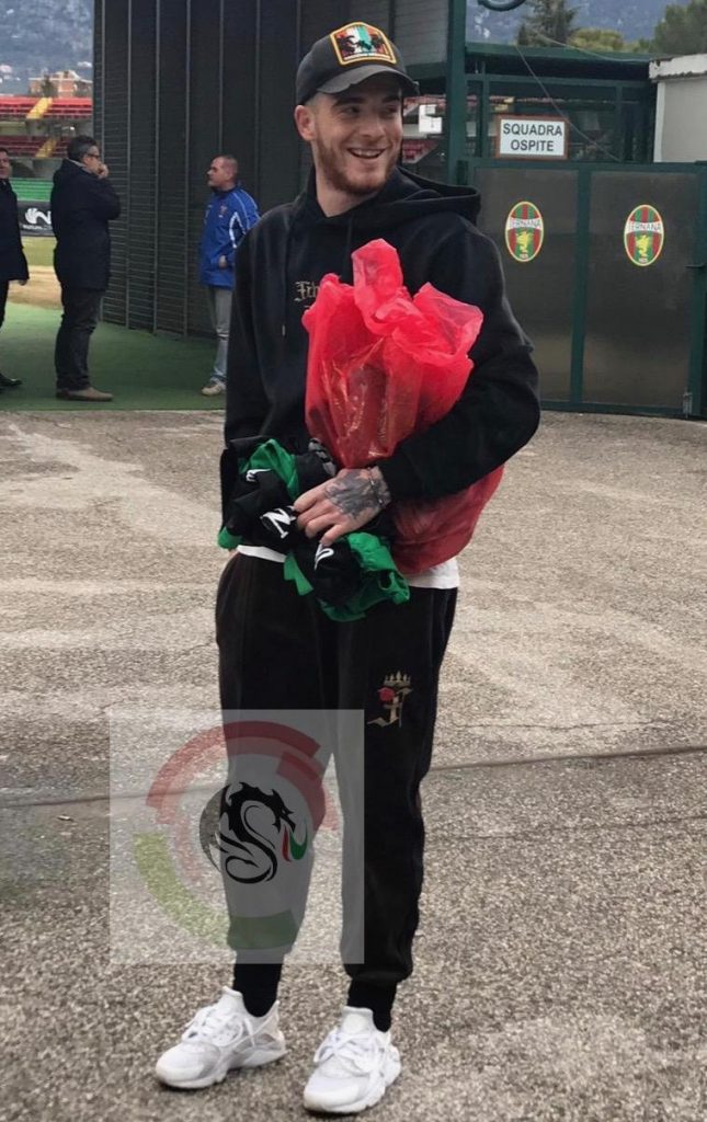 Primo allenamento con la Ternana per Antonio Palumbo