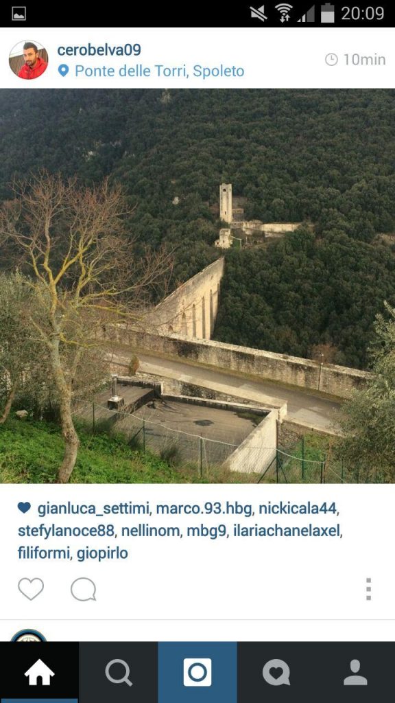 FOTO – Ceravolo turista in visita a Spoleto