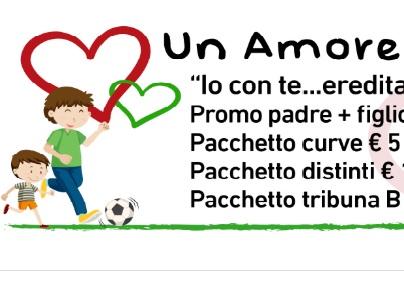 Ternana-Imolese – Torna Un amore così grande con dedica ai papà