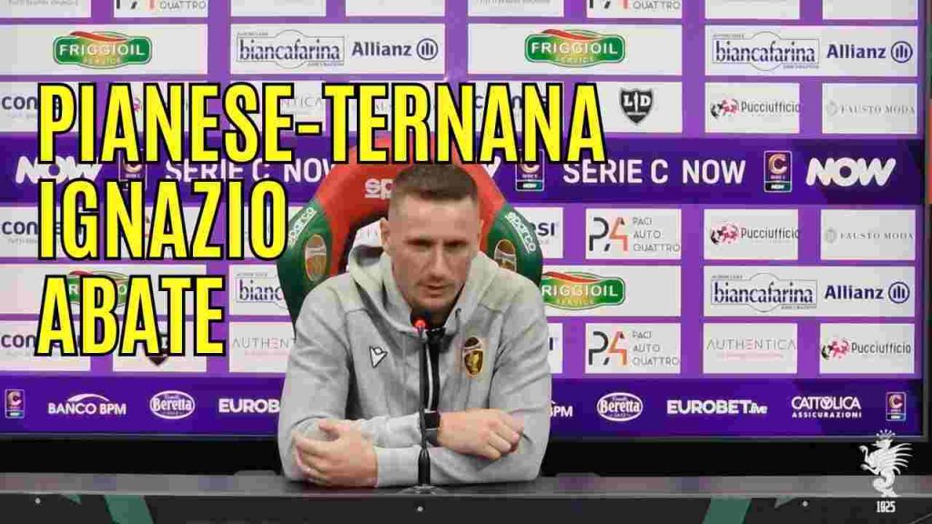 PIANESE-TERNANA, Abate: “Tanto lo sapete, gioca Maestrelli”