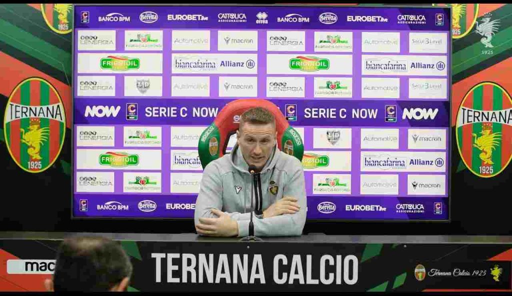 Pianese-Ternana, guarda la conferenza stampa di Ignazio Abate