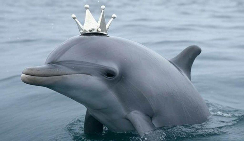 Il Delfino con la corona di campione d’inverno