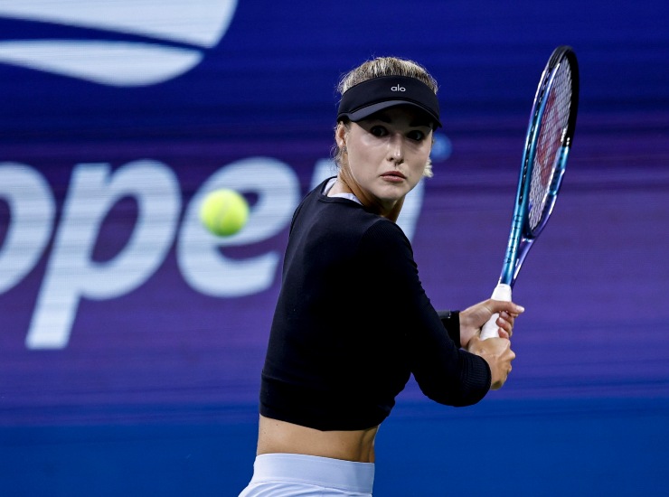 Anna Kalinskaya durante l'Us Open - fonte Ansa Foto - ternananews.it