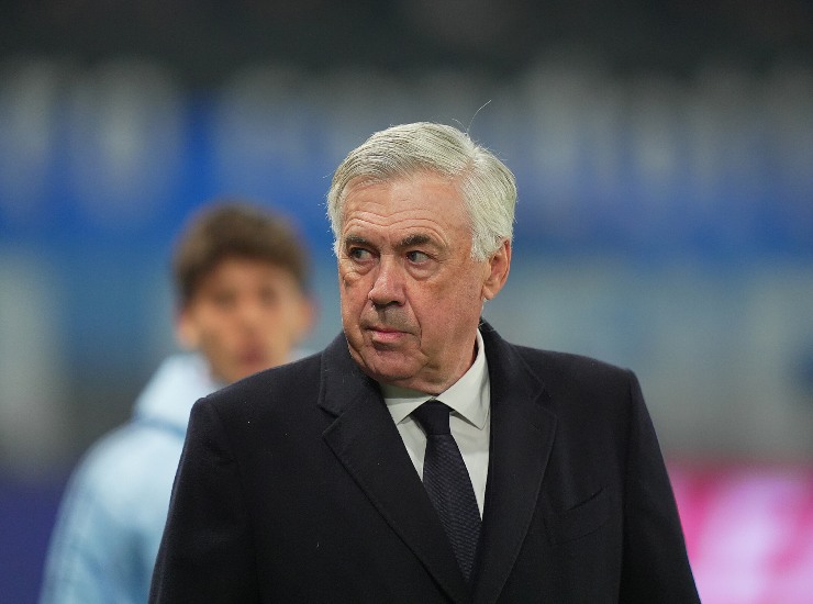 Carlo Ancelotti contro il var - fonte Lapresse - ternananews.it