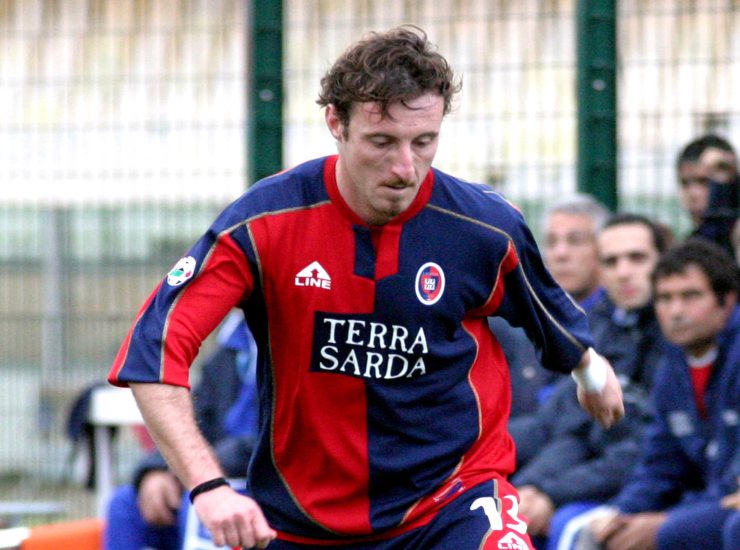 Fabio Macellari con la maglia del Cagliari - fonte Lapresse - ternananews.it