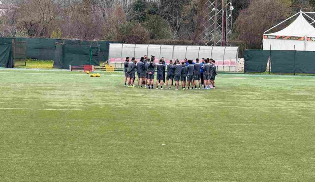 Ternana, ecco come è andata la prima sessione di allenamento dopo il terremoto di giovedì