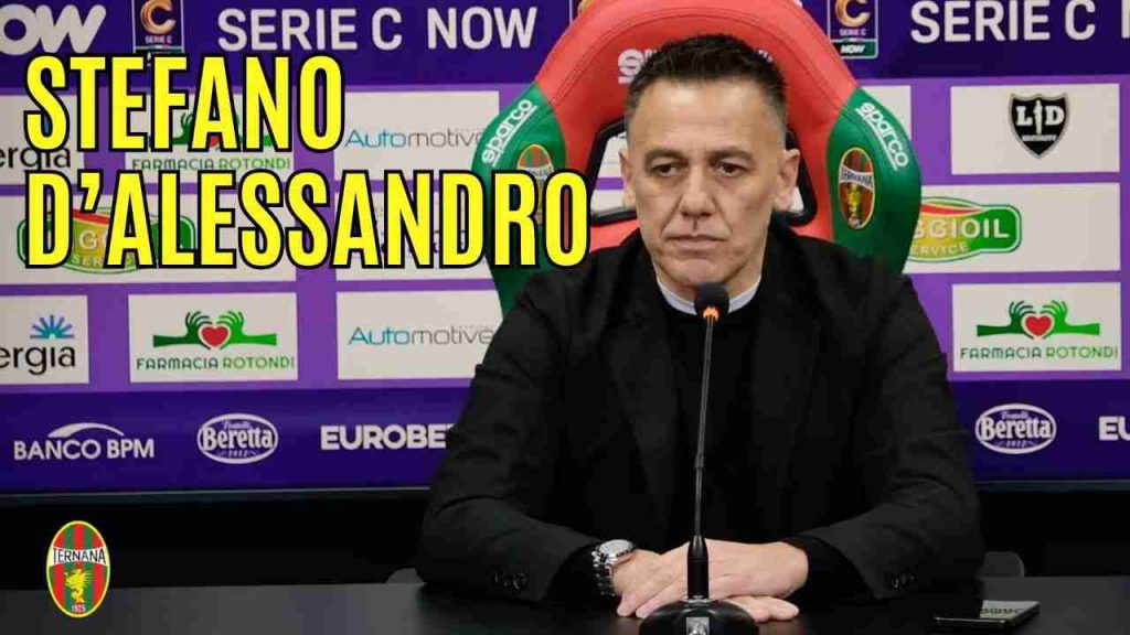 Ternana, guarda la conferenza stampa di Stefano D’Alessandro