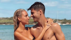 Alice Campello e Alvaro Morata - fonte Facebook - ternananews.it