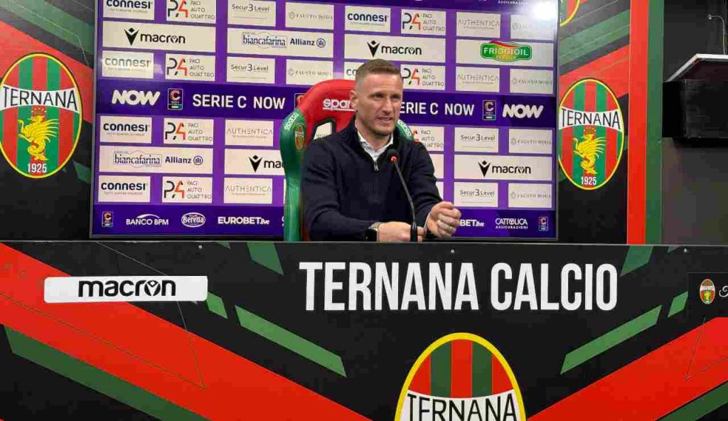 Ternana-Sestri Levante 1-0, Abate: “Tre punti determinanti senza prendere gol”